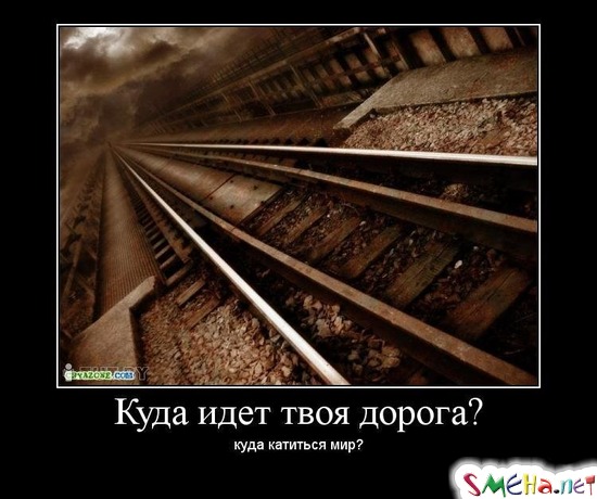 Куда идет твоя дорога? - куда катиться мир?