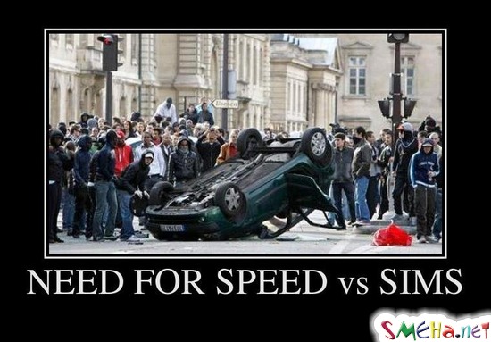 NEED FOR SPEED vs SIMS