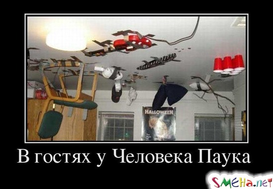 В гостях у Человека Паука