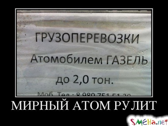 МИРНЫЙ АТОМ РУЛИТ