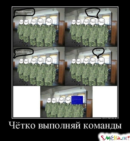 Чётко выполняй команды