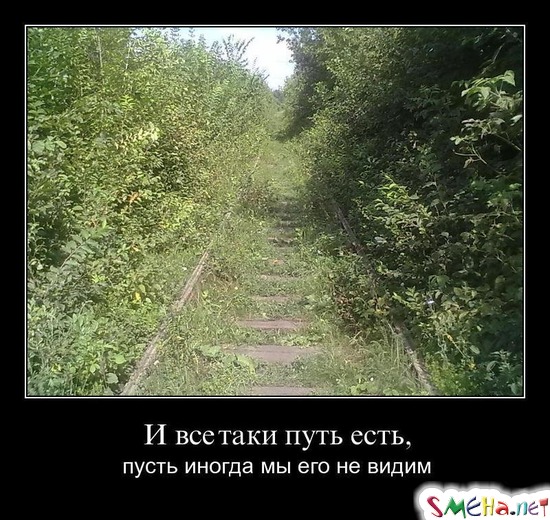 И все таки путь есть, - пусть иногда мы его не видим