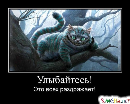 Улыбайтесь! - Это всех раздражает!