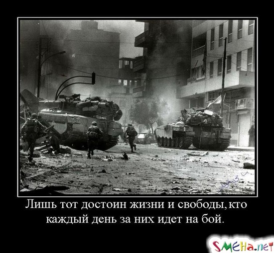 Лишь тот достоин жизни и свободы, кто каждый день за них идет на бой.