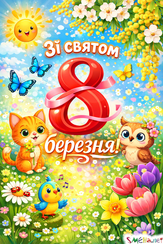 Открытки к 8 марта
