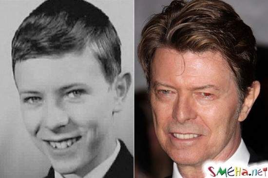 Дэвид Боуи (Дэвид Роберт Джонс) - David Bowie (David Robert Jones) в молодом и зрелом возрастах